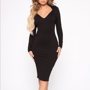 Black tight dresss